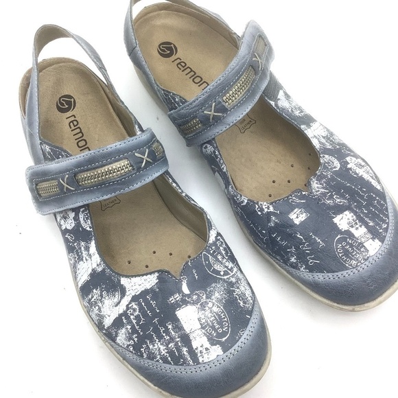 Remonte Mary Lane Shoes Newspaper Print - Picture 5 of 13